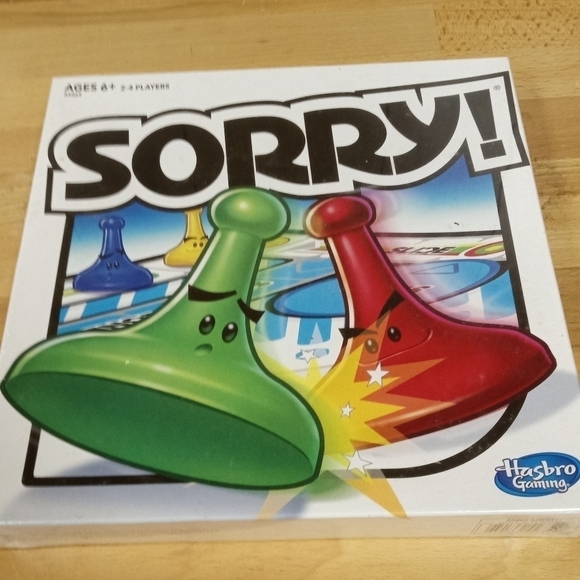 NEW Sorry! Board Game Family Kids Sorry Hasbro - Picture 1 of 2